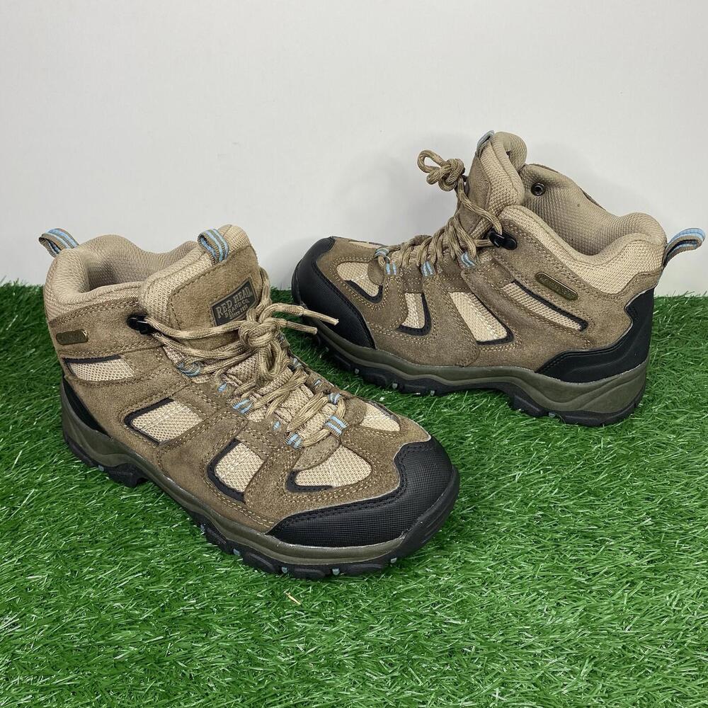 Red Head Womens Skyline Waterproof Mid Hikers Trail Leather Sz 6.5 M P1074WTD